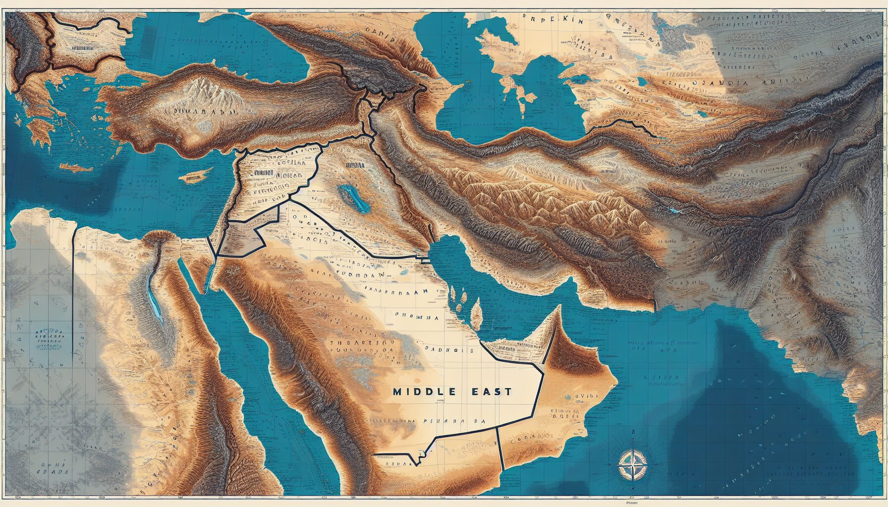 Middle East Map - The State Signal