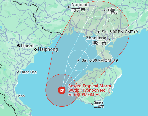 Typhoon Wutip Strikes Southern China - The State Signal