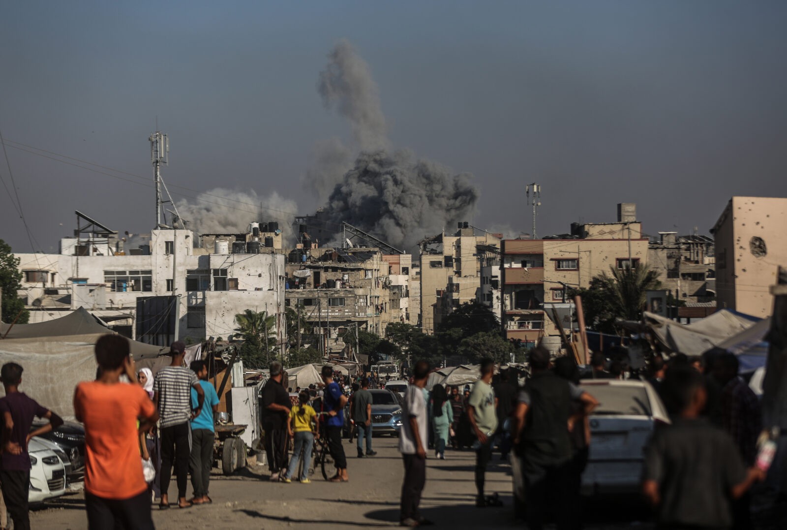 Over 68 Palestinians Killed by Israeli Airstrikes on Gaza, 15 From Teargas Suffocation Over 10 Palestinians Killed by Israeli Airstrikes on Gaza - The State Signal
