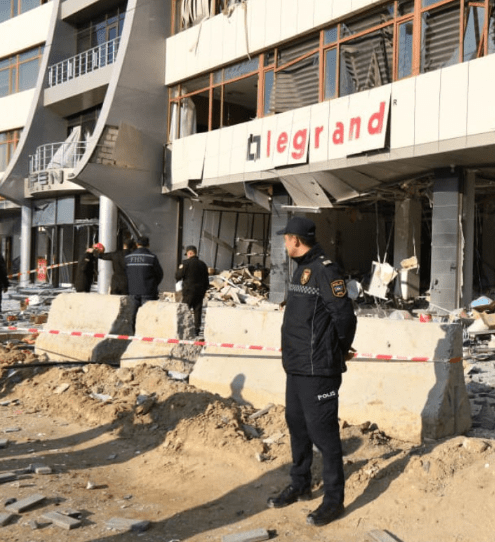 Office Building Explosion in Baku Azerbaijan Leaves 5 Injured - The State Signal Office Building Explosion in Baku Azerbaijan Leaves 5 Injured - The State Signal