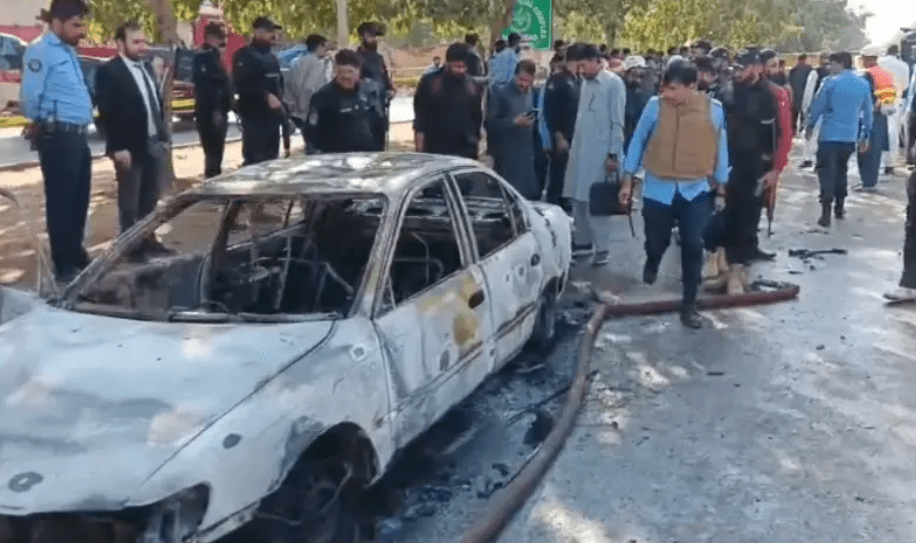 At Least 12 Killed in an Explosion in Islamabad's G-11 Judicial Complex 2 Scene of the Islamabad's G-11 Judicial Complex Explosion - The State Signal