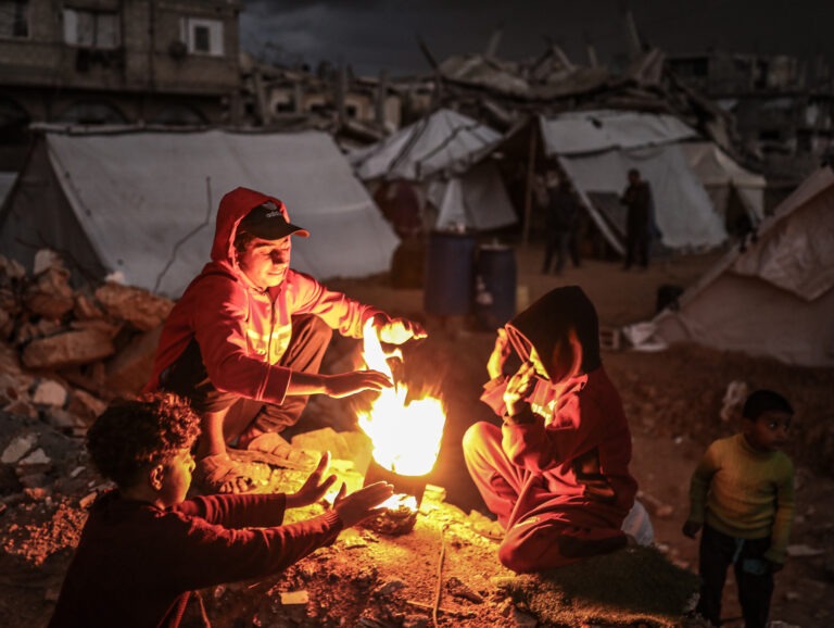 Heavy Rainfall in Gaza Adds to Hardships of Displaced Palestinians - The State Signal