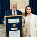 Venezuelan Maria Corina Machado Gifts Trump her Nobel Peace Prize - The State Signal