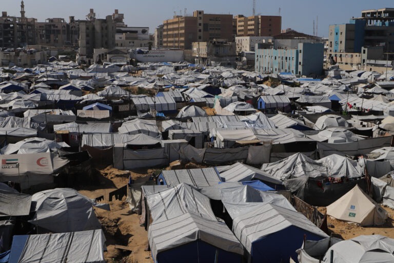 Fire at Displaced Palestinians' Tents Kill 2 - The State Signal