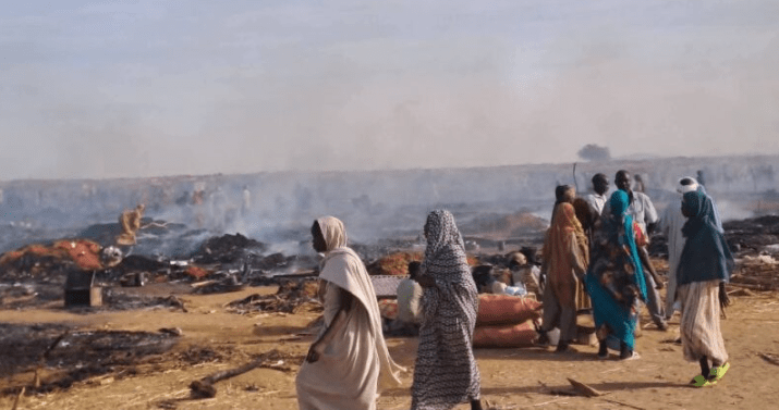 Northern Darfur's Displacement Camp Fire Kills 2 - The State Signal