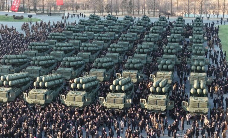North Korea Unveils 600mm Caliber Multiple Rocket Launchers - The State Signal