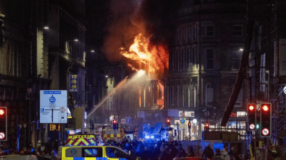 Glasgow Union Street Fire in Scotland Results to Building Collapse - The State Signal Glasgow Union Street Fire in Scotland Results to Building Collapse - The State Signal