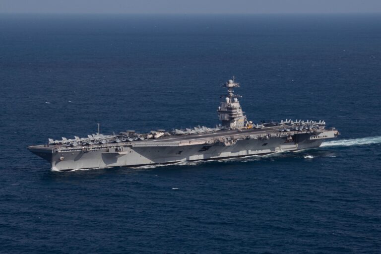 Fire at US Aircraft Carrier USS Gerald R. Ford Leaves Over 600 Sailors Sleeping on Floors and Tables - The State Signal