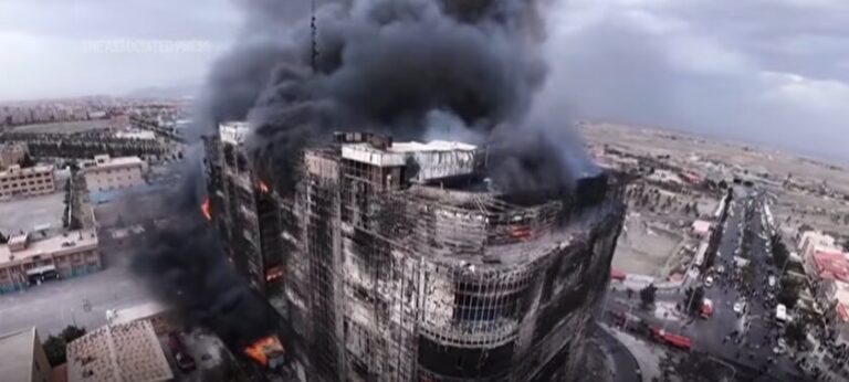 Fire at Iran's Arghavan Commercial Complex in Andisheh, Tehran Kills 8 - The State Signal