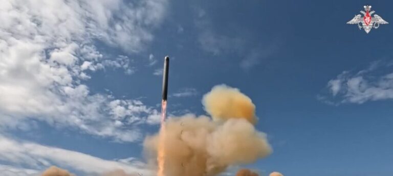 Russia Successfully Test-Fires RS-28 Sarmat Intercontinental Ballistic Missile - The State Signal